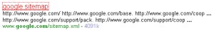 Google has a sitemap.xml file.