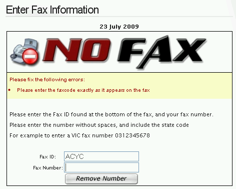 Unsuccessful attempt to unsubscribe