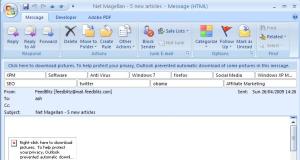 tags in Outlook 2k7
