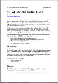 23-page full report of US real estate online marketplaces