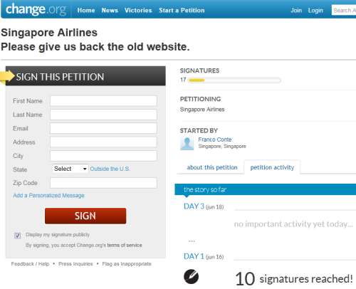 sgpetition Petition