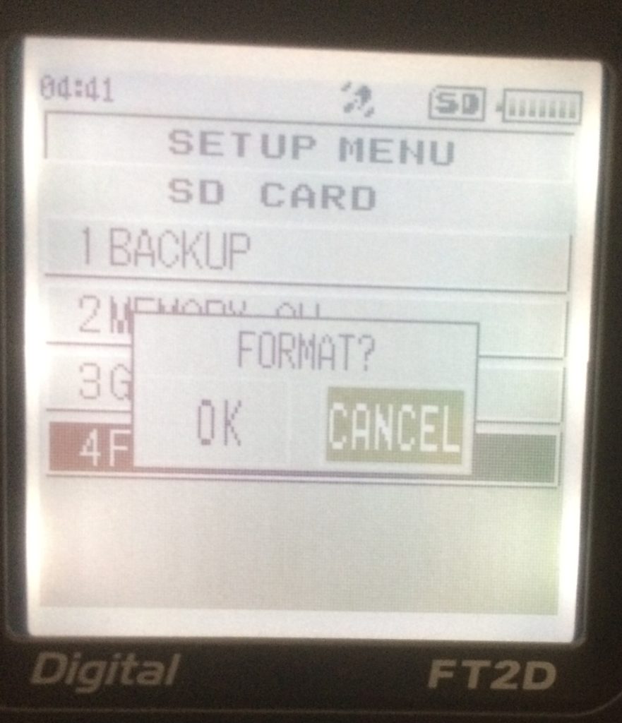 Format card